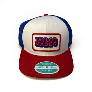 TaylorMade Retro Trucker Red/White Headwear Men Fits All NWT 35$ MSRP